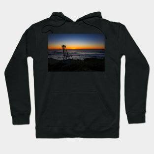 Chair Over Looking The Pacific Ocean Hoodie